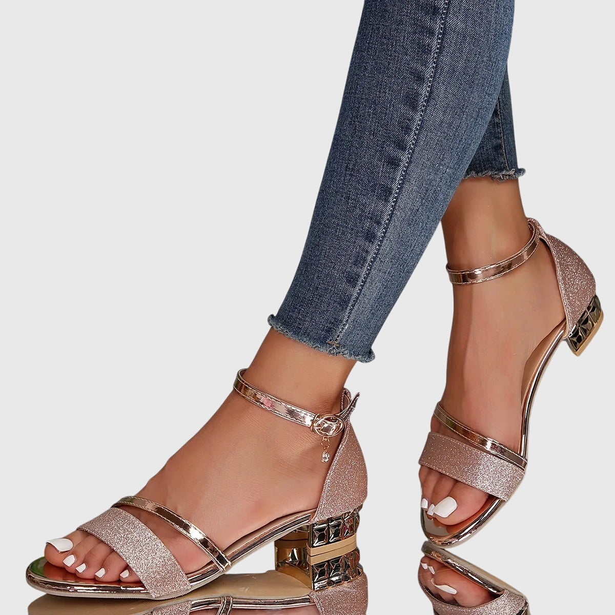 Women Heeled Sandals | Elegant Summer Shoes-Women Sandals-Homefinn