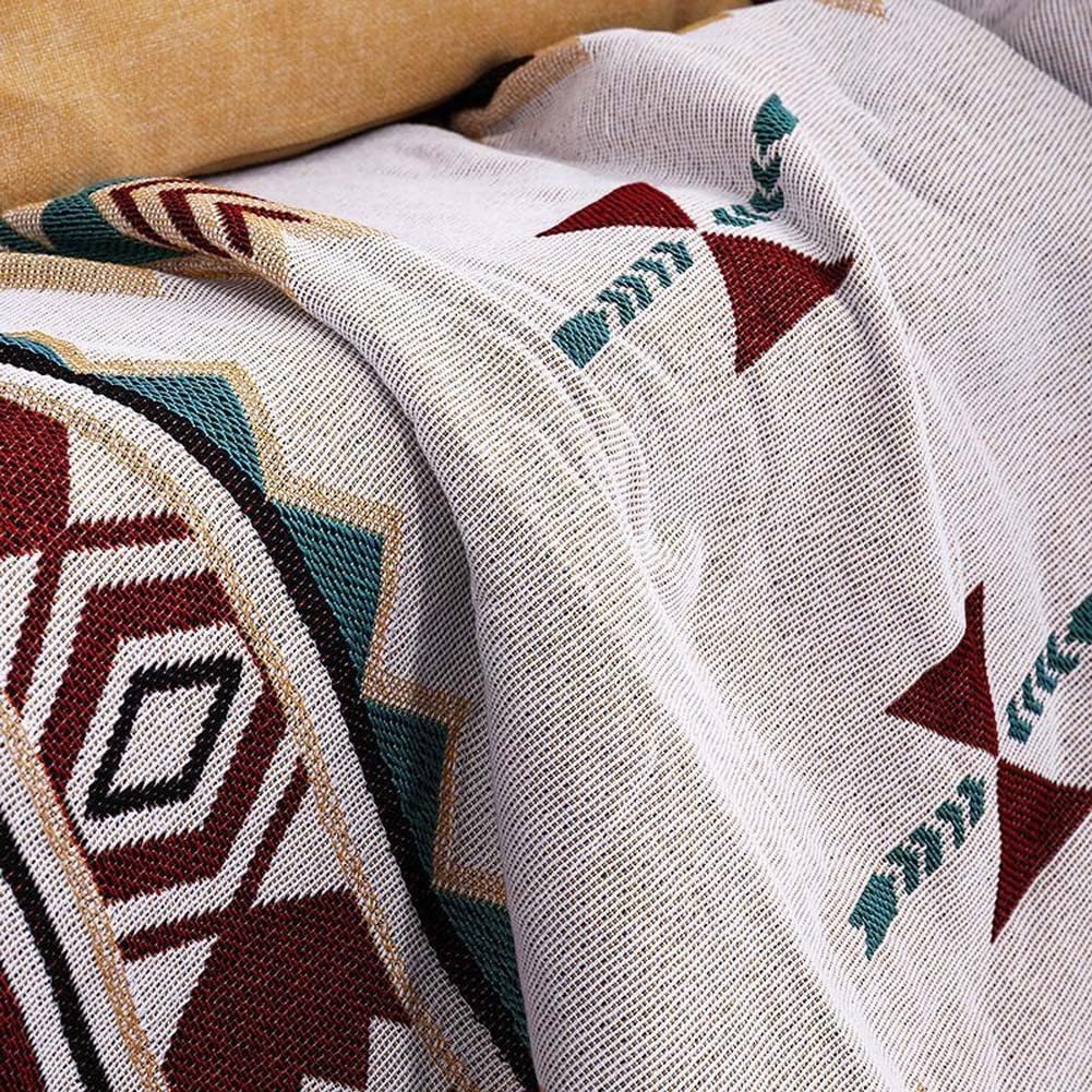Sofa Blanket | Patterned Boho Blanket-Blanket-Homefinn