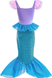 Little Mermaid Costume | Kids Mermaid Outfit-Kids Costume-Homefinn