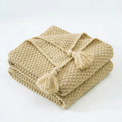 Knitted Throw | Textured Sofa Throws-Blanket-Homefinn