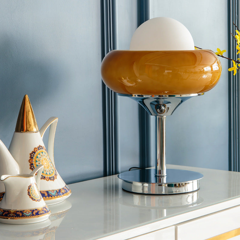 Retro Solid Table Lamp And Floor Lamp | Dome Shade Indoor Lighting Home Use-Table Lamp-Homefinn