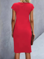Bridesmaid Dress | Cocktail Midi Dress-Women Dress-Homefinn