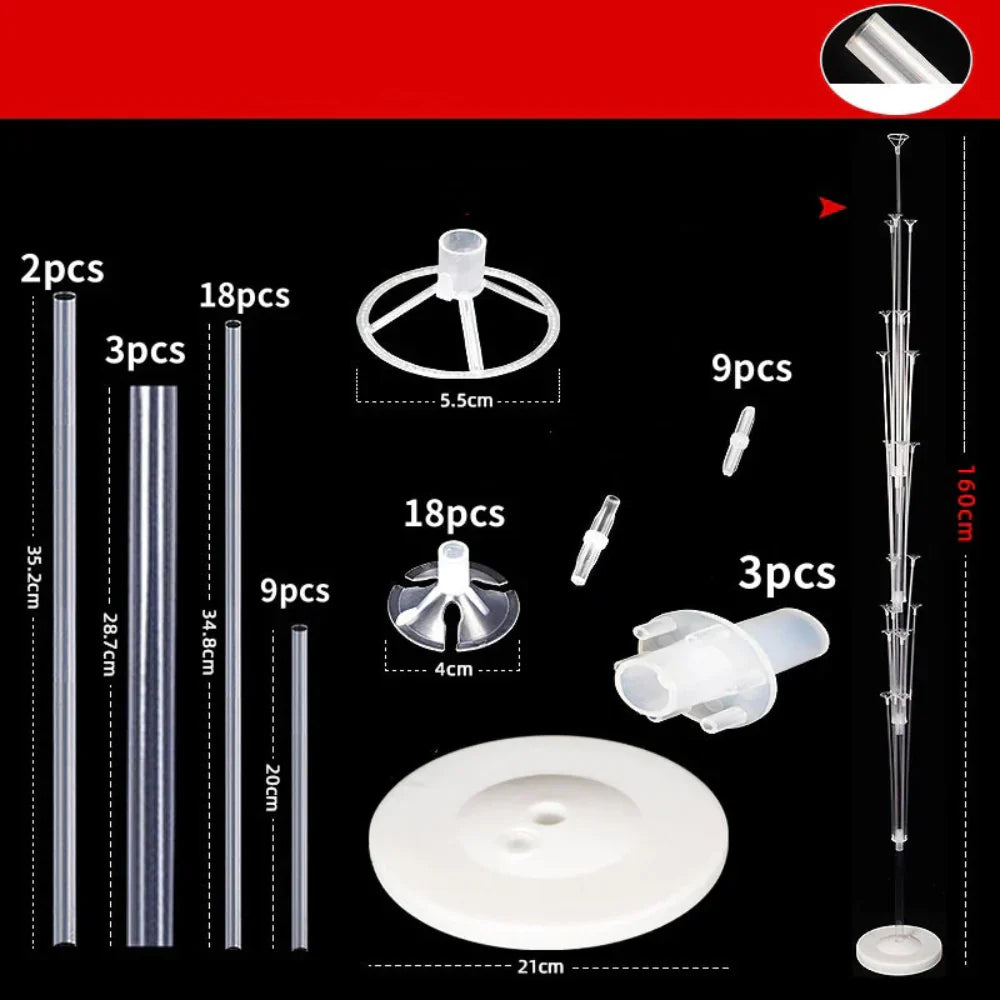 Balloon Stand | Table Balloon Holder Stand-Balloon Stand Set-Homefinn