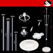 Balloon Stand | Table Balloon Holder Stand-Balloon Stand Set-Homefinn