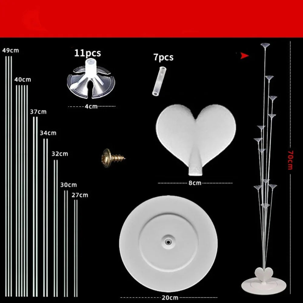 Balloon Stand | Table Balloon Holder Stand-Balloon Stand Set-Homefinn