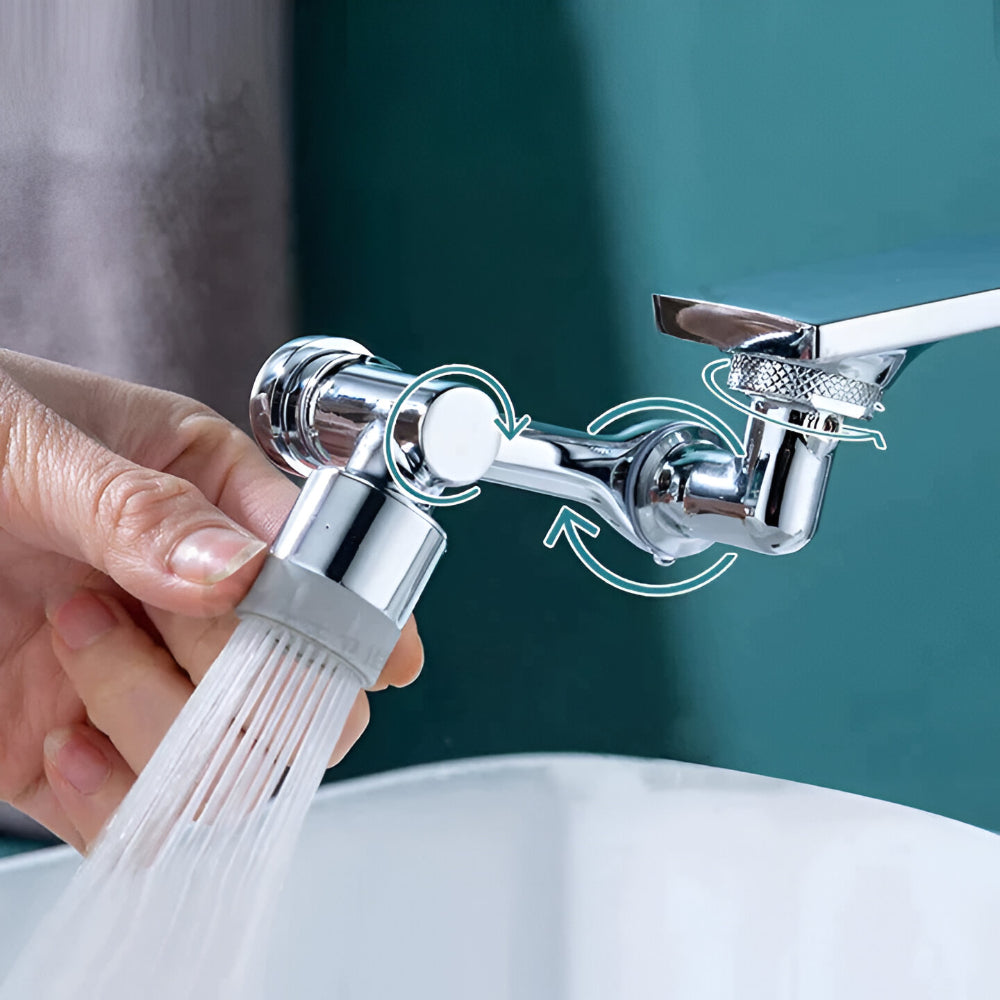 Rotating Faucet Extender | Flexible Spray Easy Cleaning-Faucet Extension-Homefinn