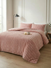 Bed Throw Blanket | Ribbed Surface Design-Homefinn