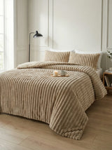Bed Throw Blanket | Ribbed Surface Design