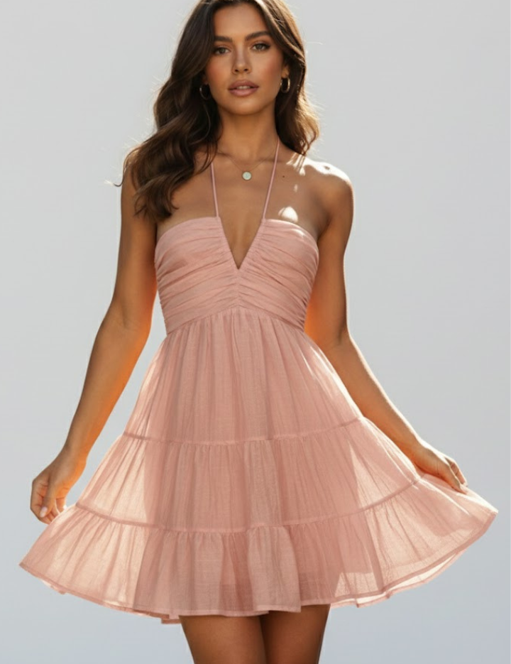 Women’s Mini Dress | Elegant Party Dress-Women Dress-Homefinn