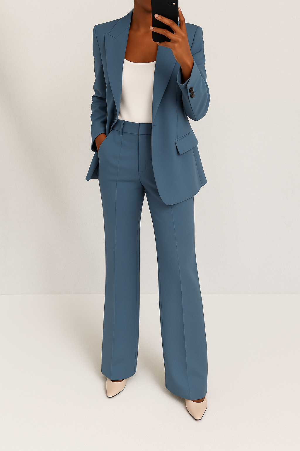 Womens Workwear | Tailored Pant Suit-Women Pant Suit-Homefinn
