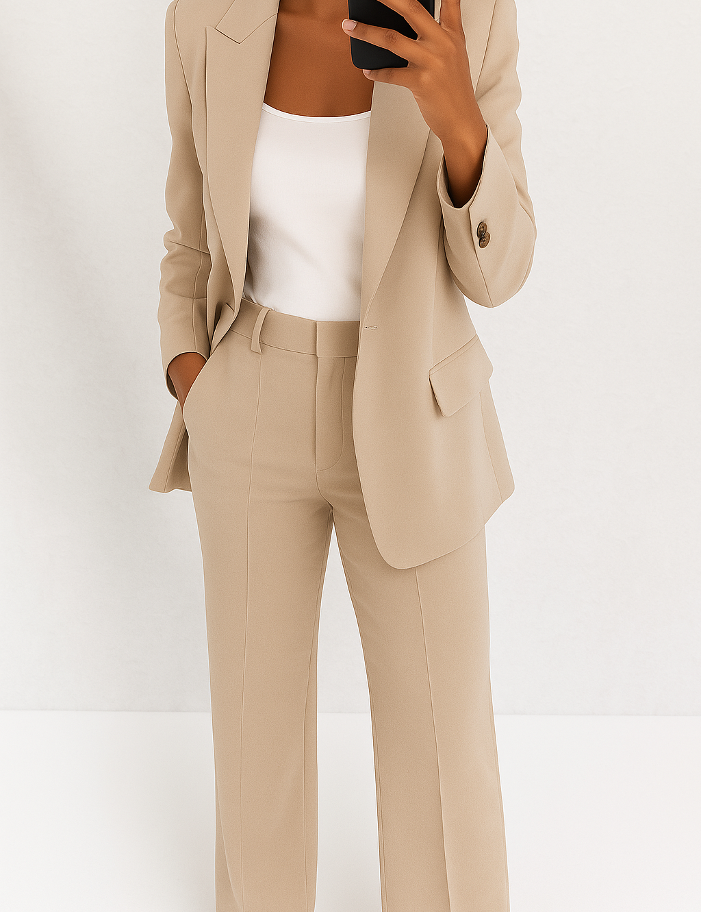 Womens Workwear | Tailored Pant Suit-Women Pant Suit-Homefinn