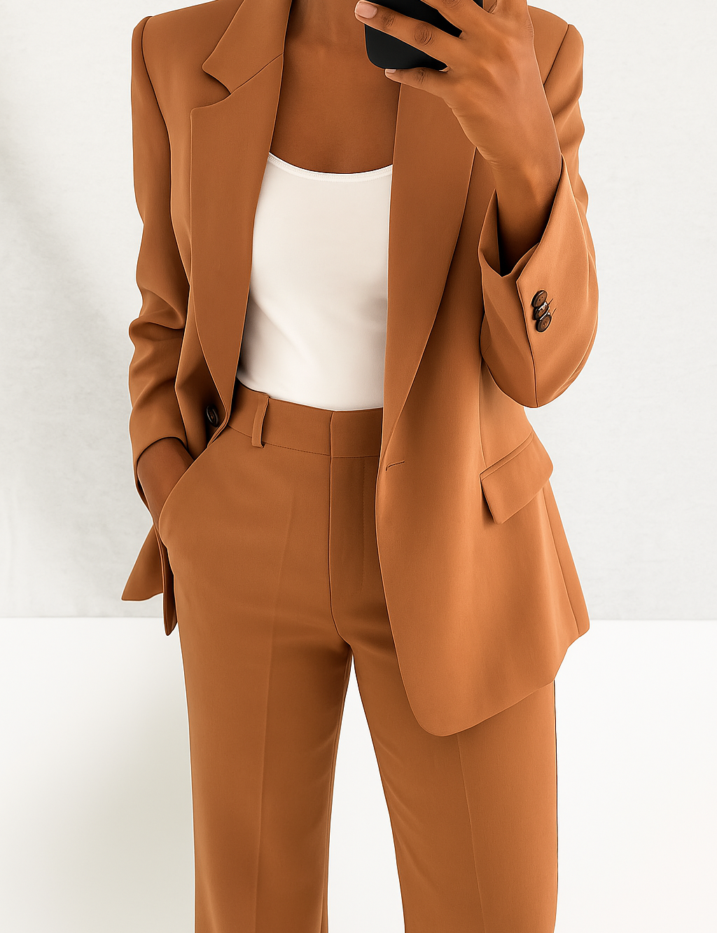 Womens Workwear | Tailored Pant Suit-Women Pant Suit-Homefinn