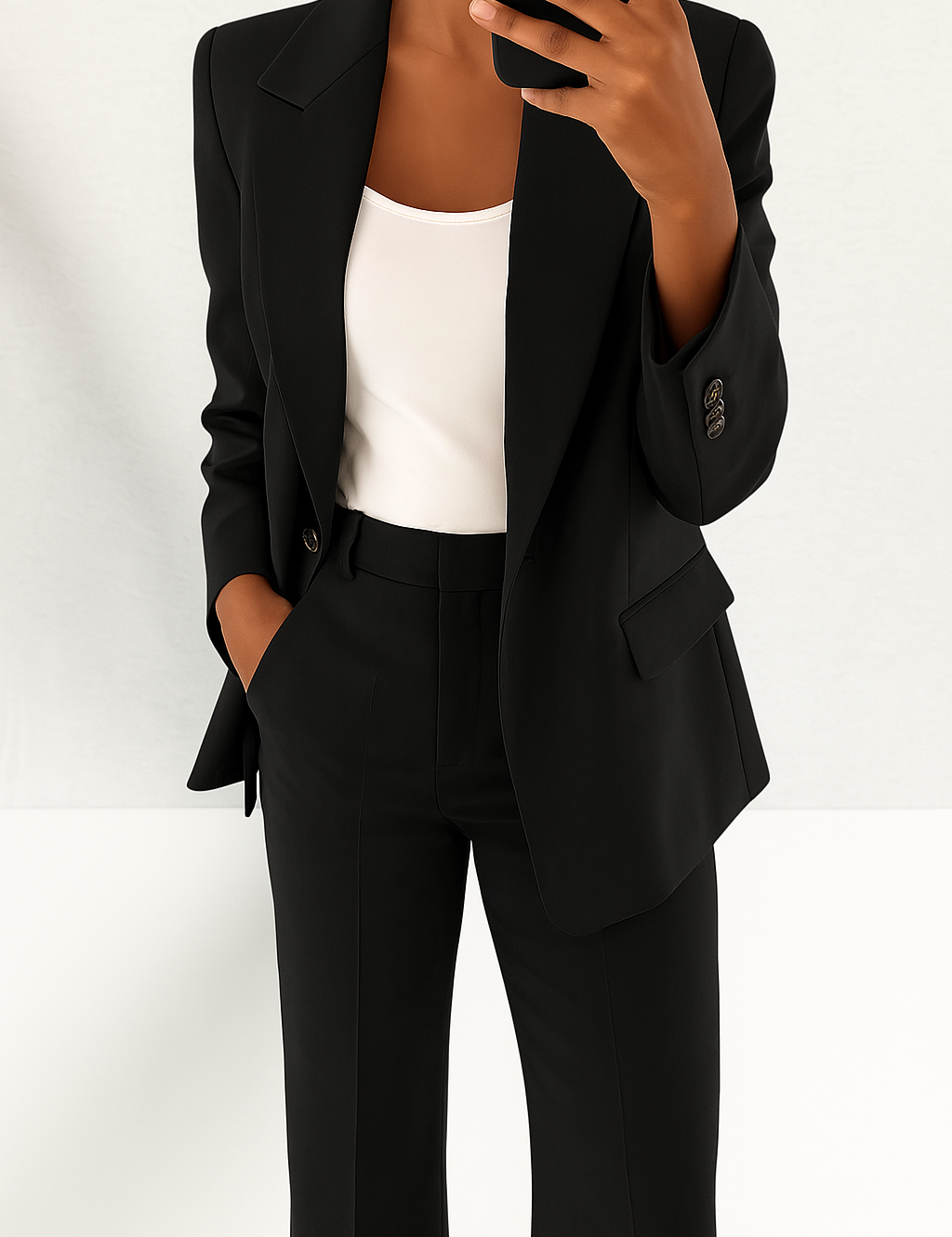 Womens Workwear | Tailored Pant Suit-Women Pant Suit-Homefinn