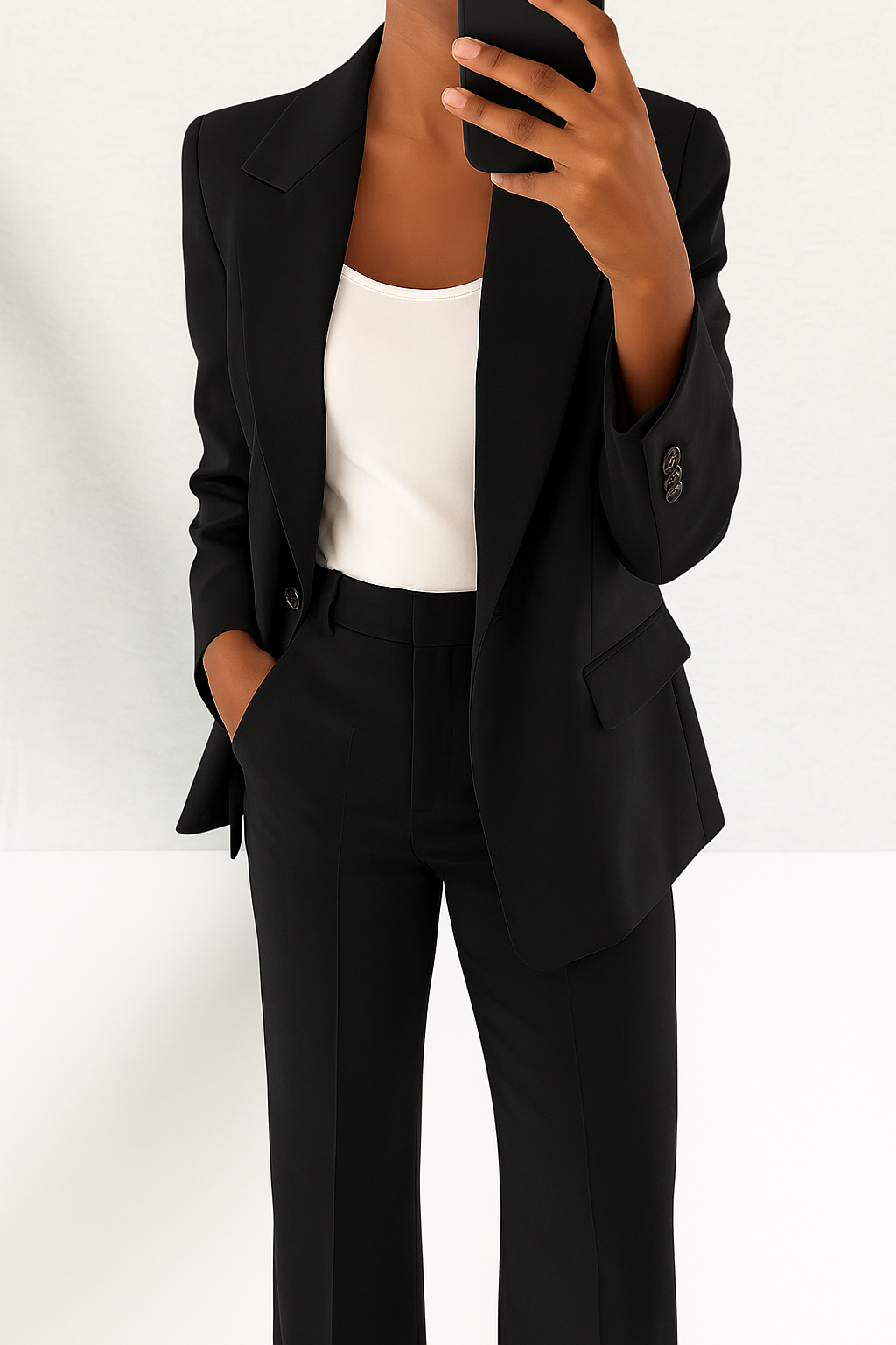 Womens Workwear | Tailored Pant Suit-Women Pant Suit-Homefinn
