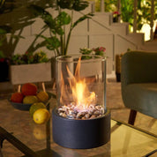 Mini Fire Pit | Table Top Fire Pit Glass-Home Decor-Homefinn