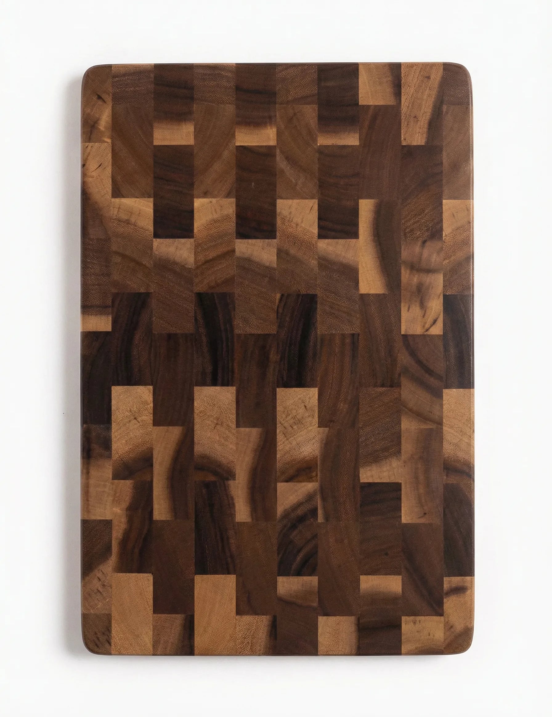 End Grain Cutting Board | Block Pattern Design-Homefinn