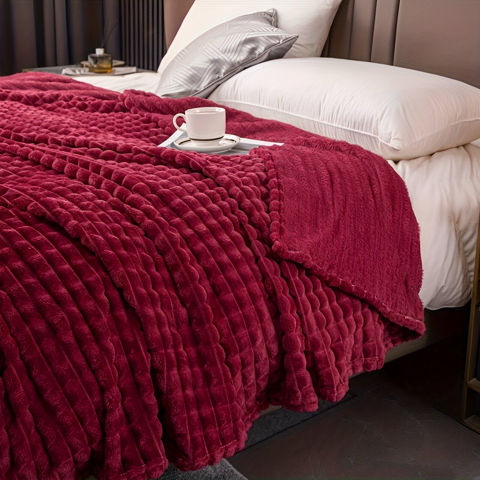 Weighted Blanket | Textured King Size Blanket-Blanket-Homefinn