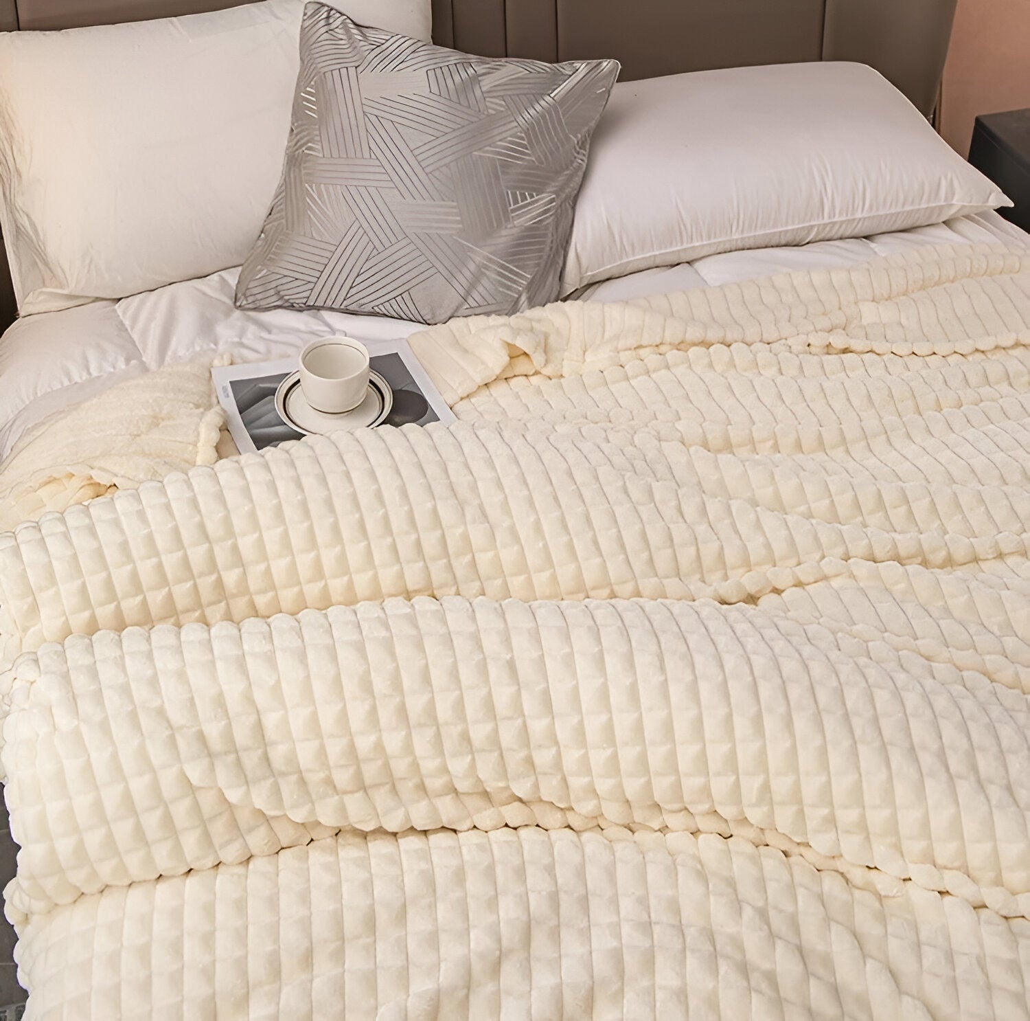 Weighted Blanket | Textured King Size Blanket-Blanket-Homefinn