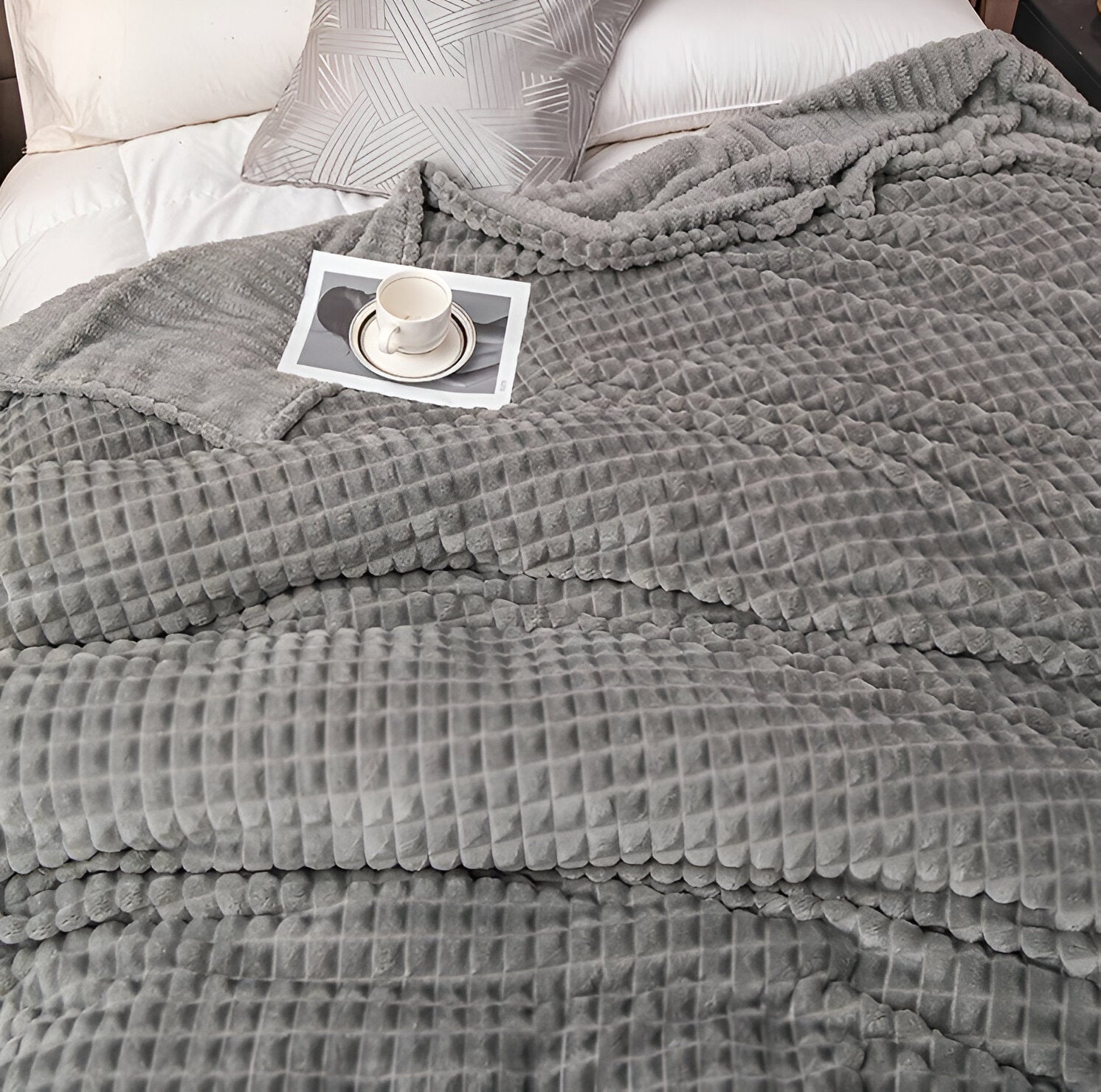 Weighted Blanket | Textured King Size Blanket-Blanket-Homefinn