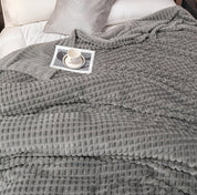 Weighted Blanket | Textured King Size Blanket-Blanket-Homefinn