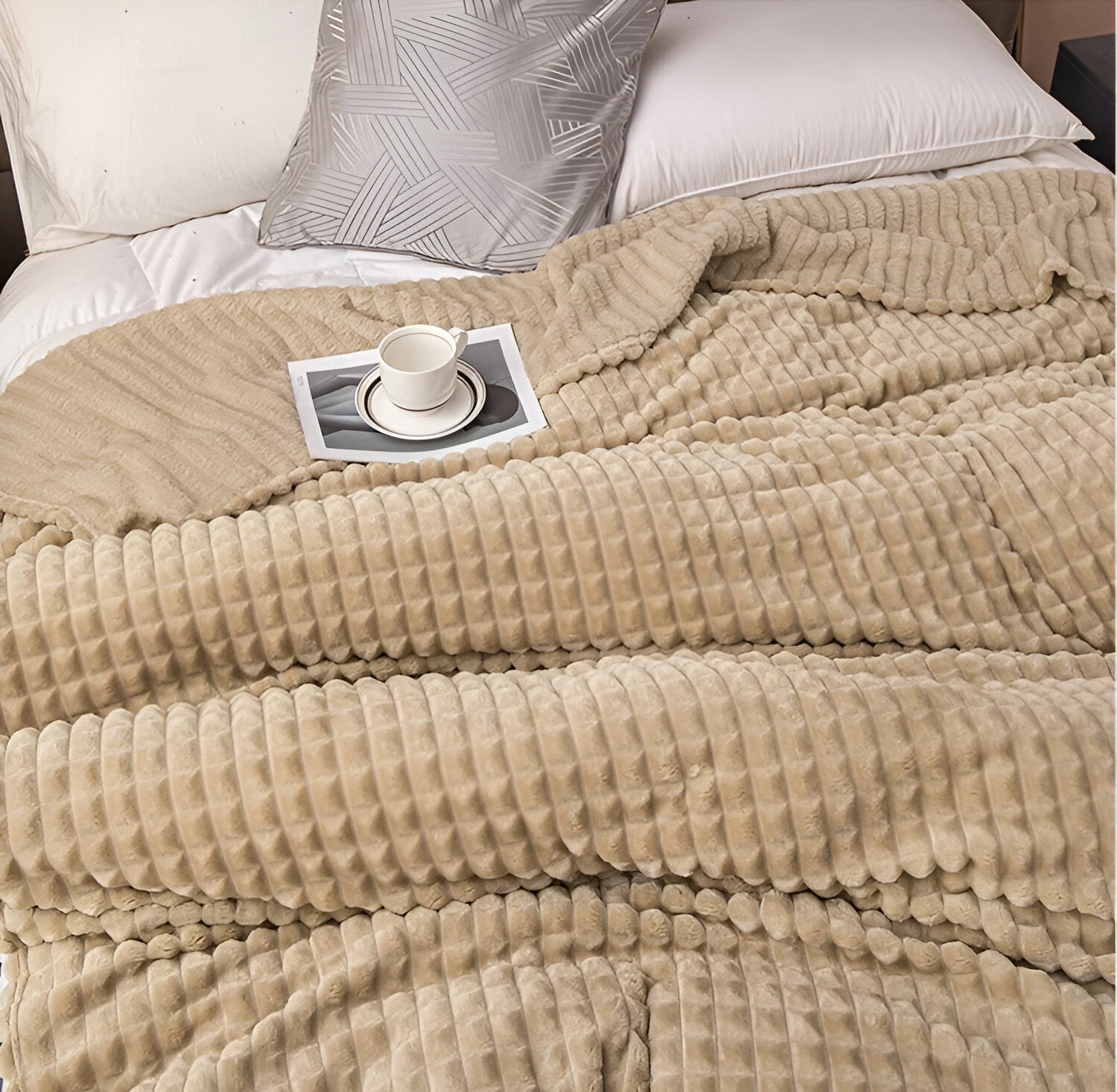 Weighted Blanket | Textured King Size Blanket-Blanket-Homefinn