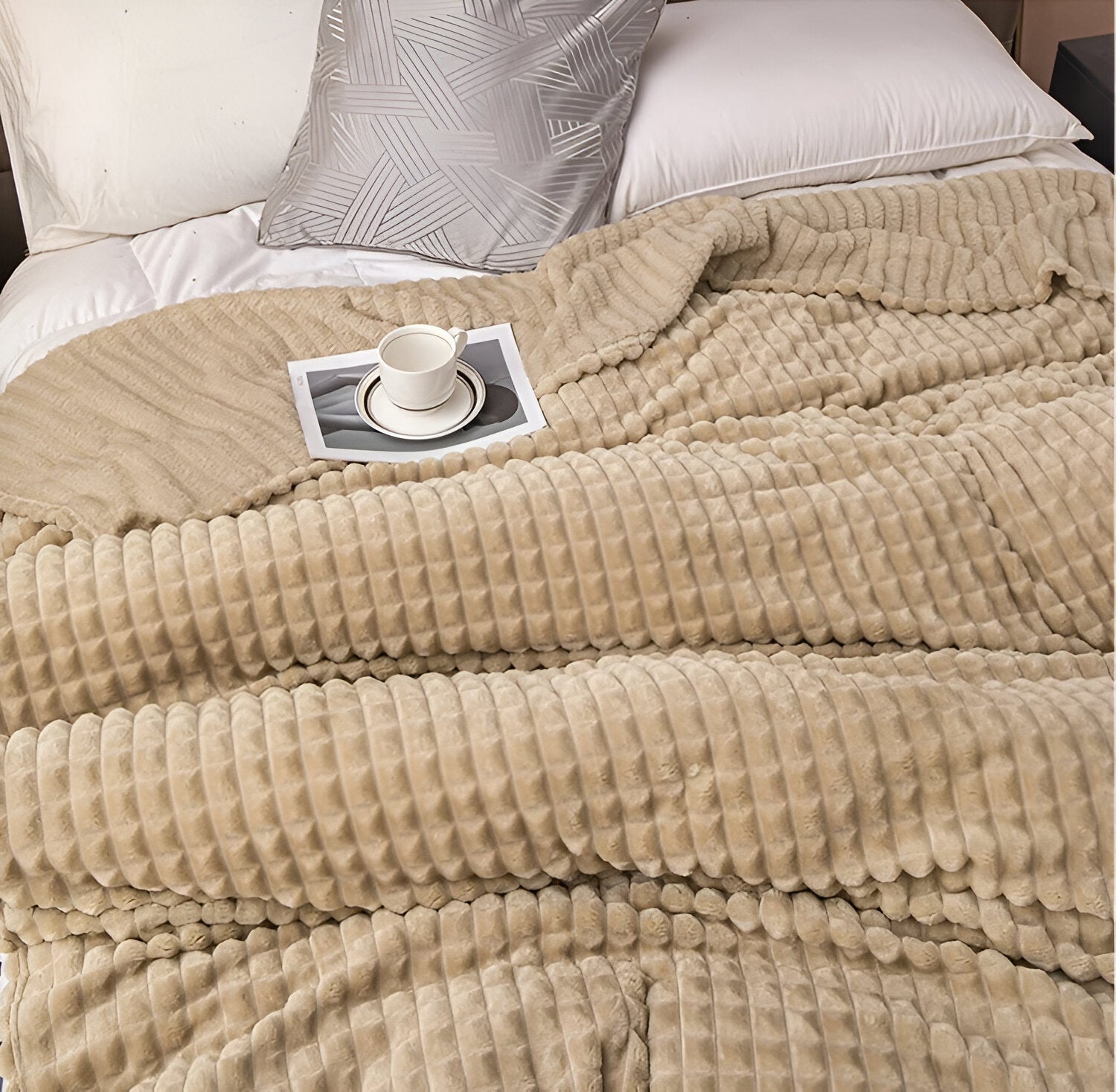 Weighted Blanket | Textured King Size Blanket-Blanket-Homefinn