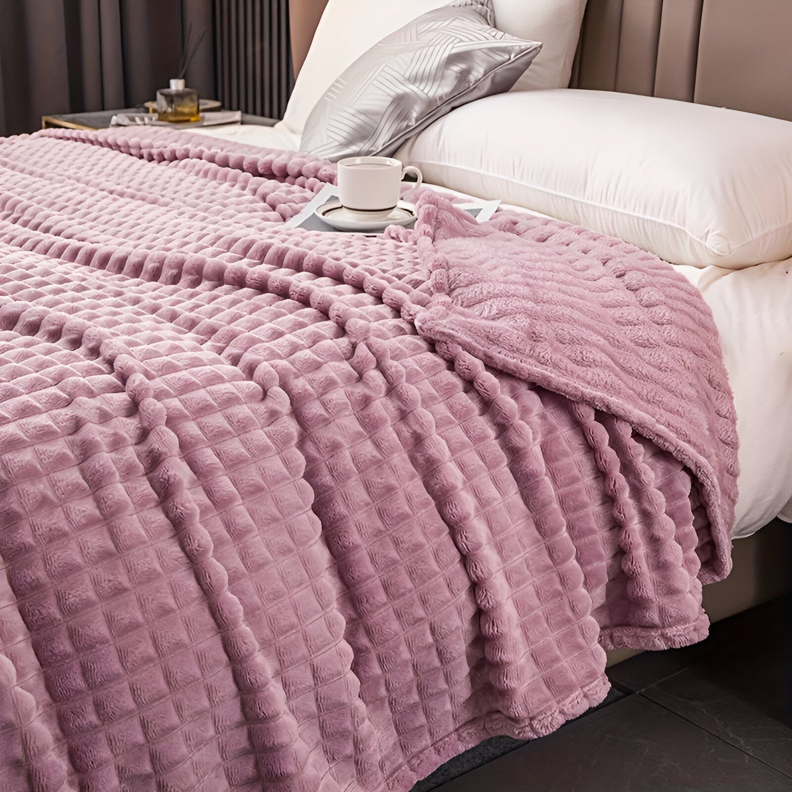 Weighted Blanket | Textured King Size Blanket-Blanket-Homefinn