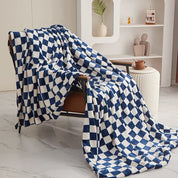 Checkered Throw | Modern Sofa Throws-Blanket-Homefinn