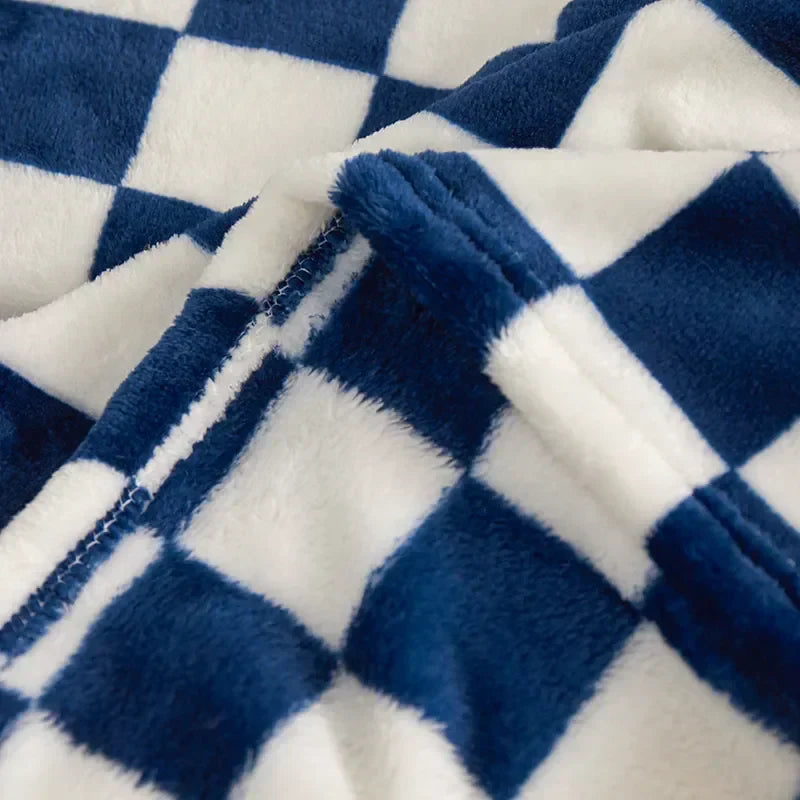 Checkered Throw | Modern Sofa Throws-Blanket-Homefinn