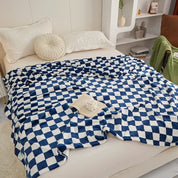 Checkered Throw | Modern Sofa Throws-Blanket-Homefinn