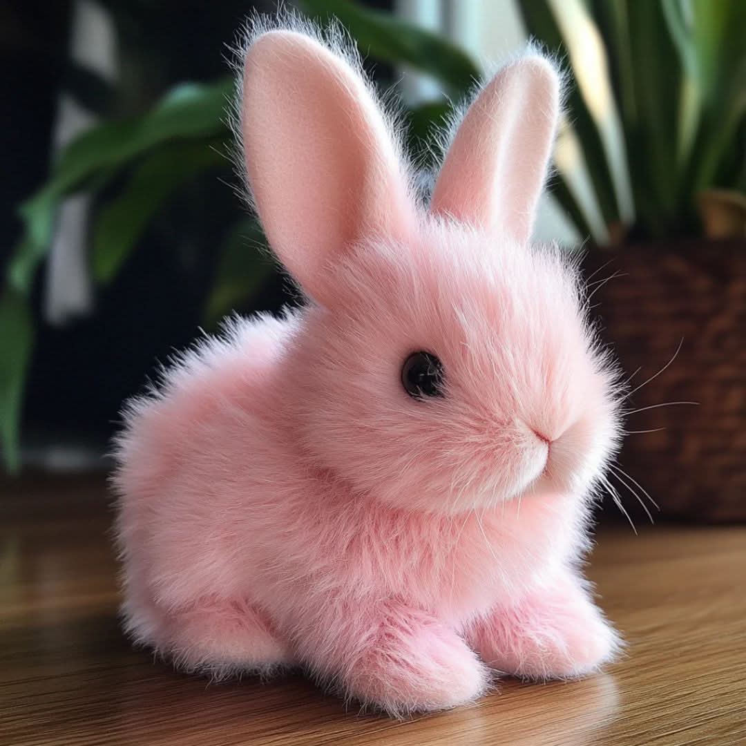 Rabbit Toy | Realistic Plush Rabbit Bouncing-Plush Toy-Homefinn