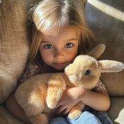 Rabbit Toy | Realistic Plush Rabbit Bouncing-Plush Toy-Homefinn