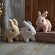 Rabbit Toy | Realistic Plush Rabbit Bouncing-Plush Toy-Homefinn