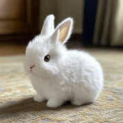 Rabbit Toy | Realistic Plush Rabbit Bouncing-Plush Toy-Homefinn