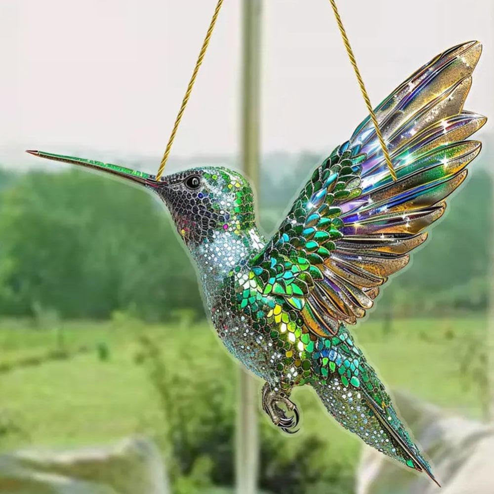Sun Catcher | Colourful Hanging Bird Decor-Suncatcher-Homefinn