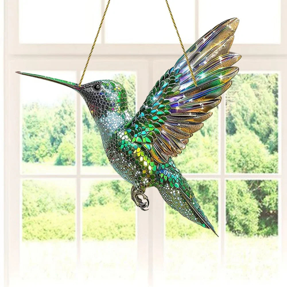 Sun Catcher | Colourful Hanging Bird Decor-Suncatcher-Homefinn