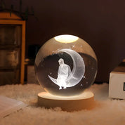 Night Light | Crystal Ball Bedside Lamp-Night Light-Homefinn