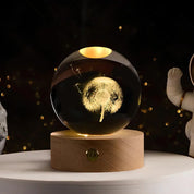 Night Light | Crystal Ball Bedside Lamp-Night Light-Homefinn