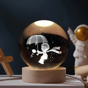 Night Light | Crystal Ball Bedside Lamp-Night Light-Homefinn