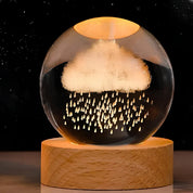 Night Light | Crystal Ball Bedside Lamp-Night Light-Homefinn