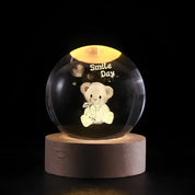 Night Light | Crystal Ball Bedside Lamp-Night Light-Homefinn