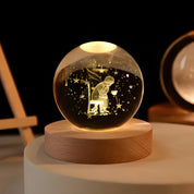 Night Light | Crystal Ball Bedside Lamp-Night Light-Homefinn