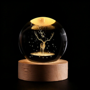 Night Light | Crystal Ball Bedside Lamp-Night Light-Homefinn