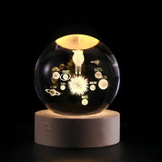 Night Light | Crystal Ball Bedside Lamp-Night Light-Homefinn