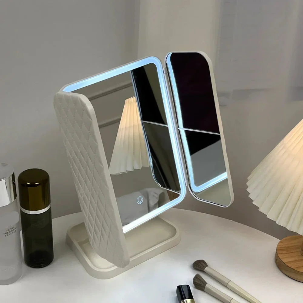 Vanity Mirror | LED Light Up Makeup Mirror-Makeup Mirror-Homefinn