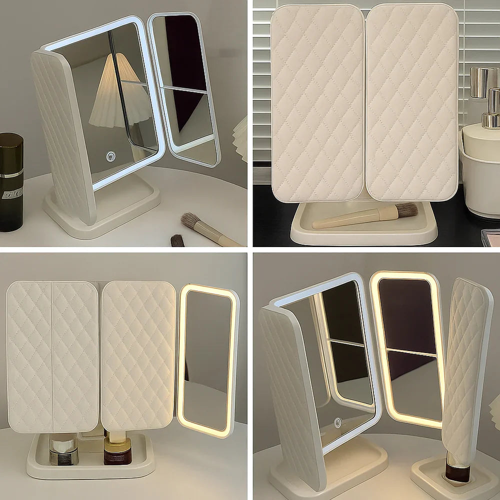 Vanity Mirror | LED Light Up Makeup Mirror-Makeup Mirror-Homefinn