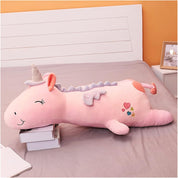 Unicorn Plush Pillow | LED Sleeping Unicorn Plush-Night Light-Homefinn