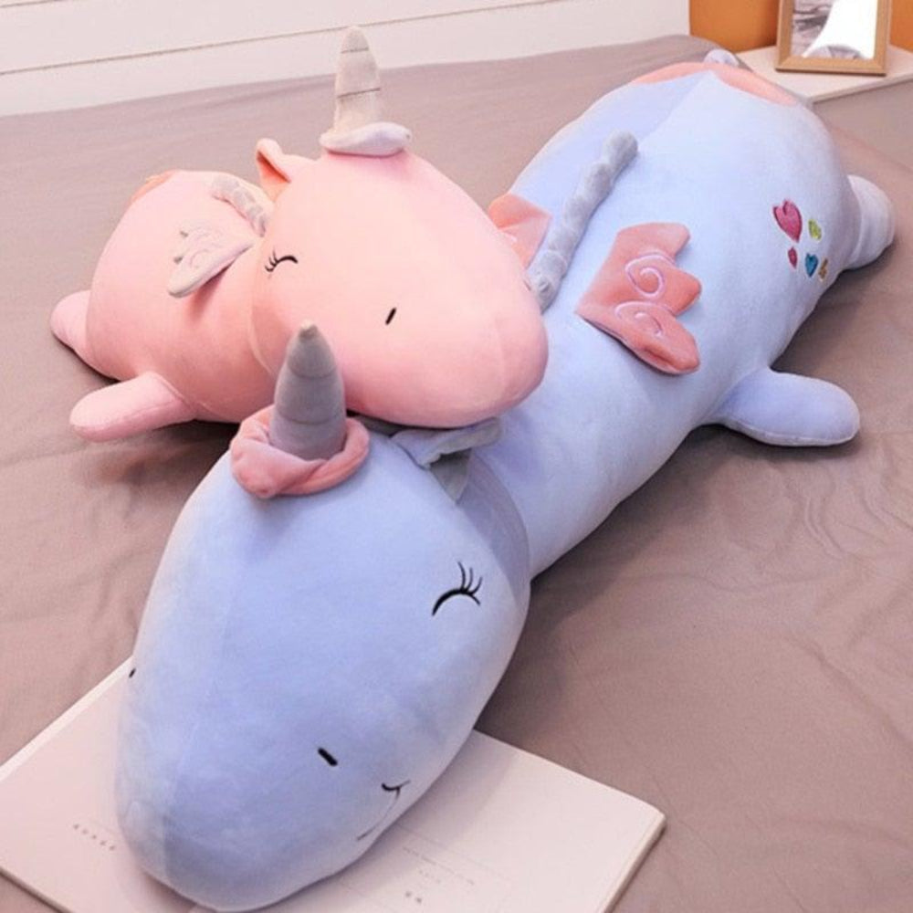 Unicorn Plush Pillow | LED Sleeping Unicorn Plush-Night Light-Homefinn