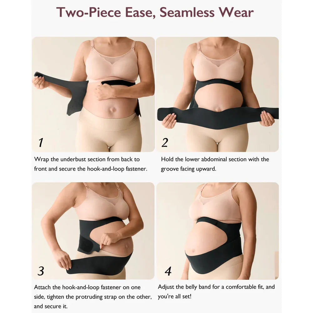 Maternity Belly Band Pregnancy Support Back Belt - Image 2