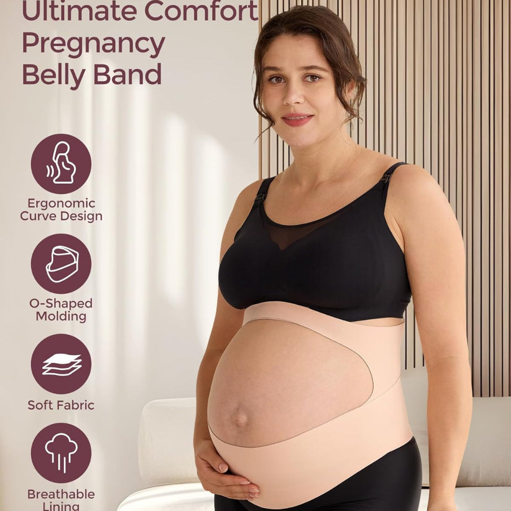 Maternity Belly Band Pregnancy Support Back Belt - Image 4